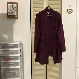 Studio Works Deep Purple Women's Cardigan